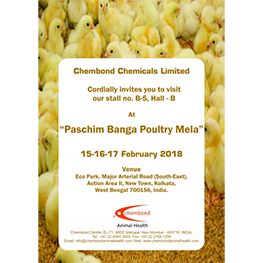Chembond Chemicals Limited to Participate in Paschim Banga Poultry Mela 2018